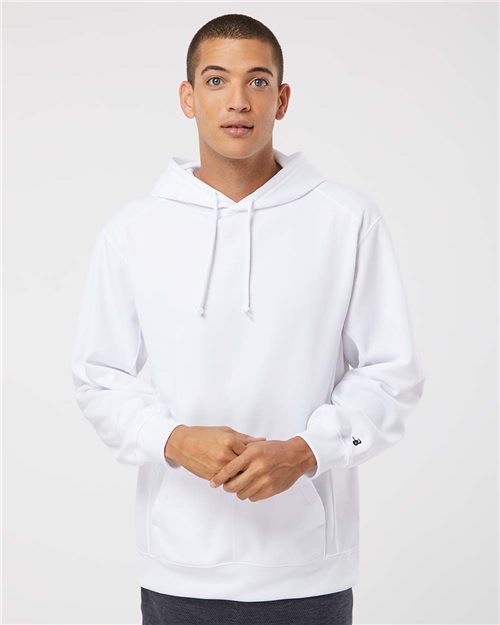 Badger Men's Performance Fleece Hooded Sweatshirt 1454