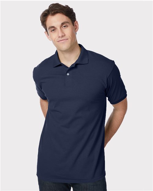 Hanes Unisex EcoSmart® Jersey Polo 054X