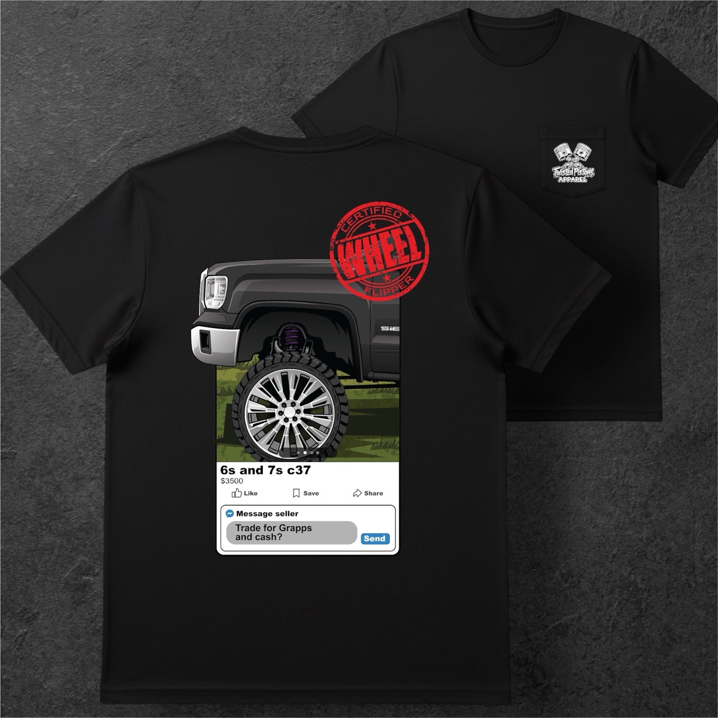 Certified Wheel Flipper tee