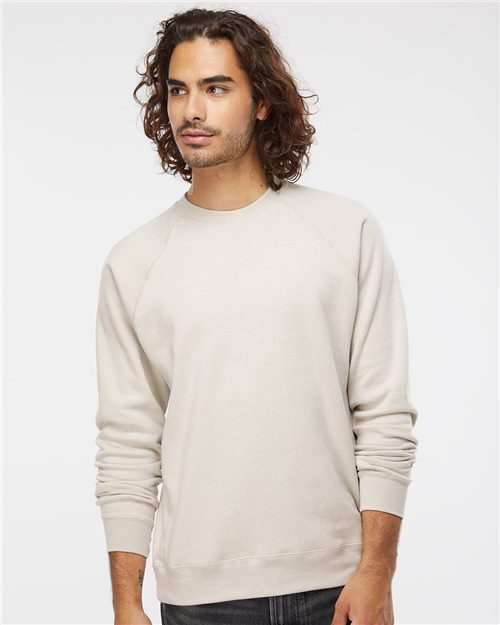 Independent Trading Co. Unisex Special Blend Raglan Crewneck Sweatshirt PRM30SBC