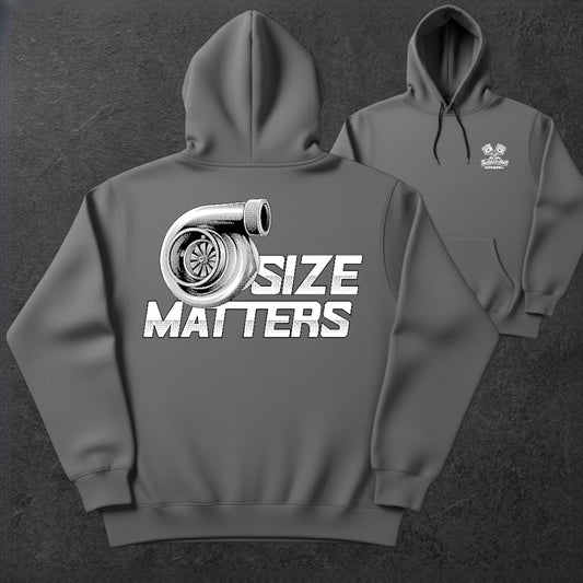 Size Matters Graphic Hoodie