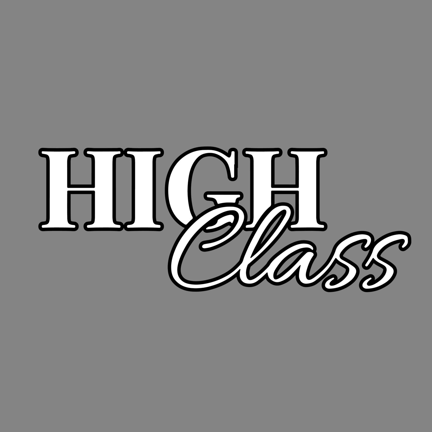 High Class Text Hoodie