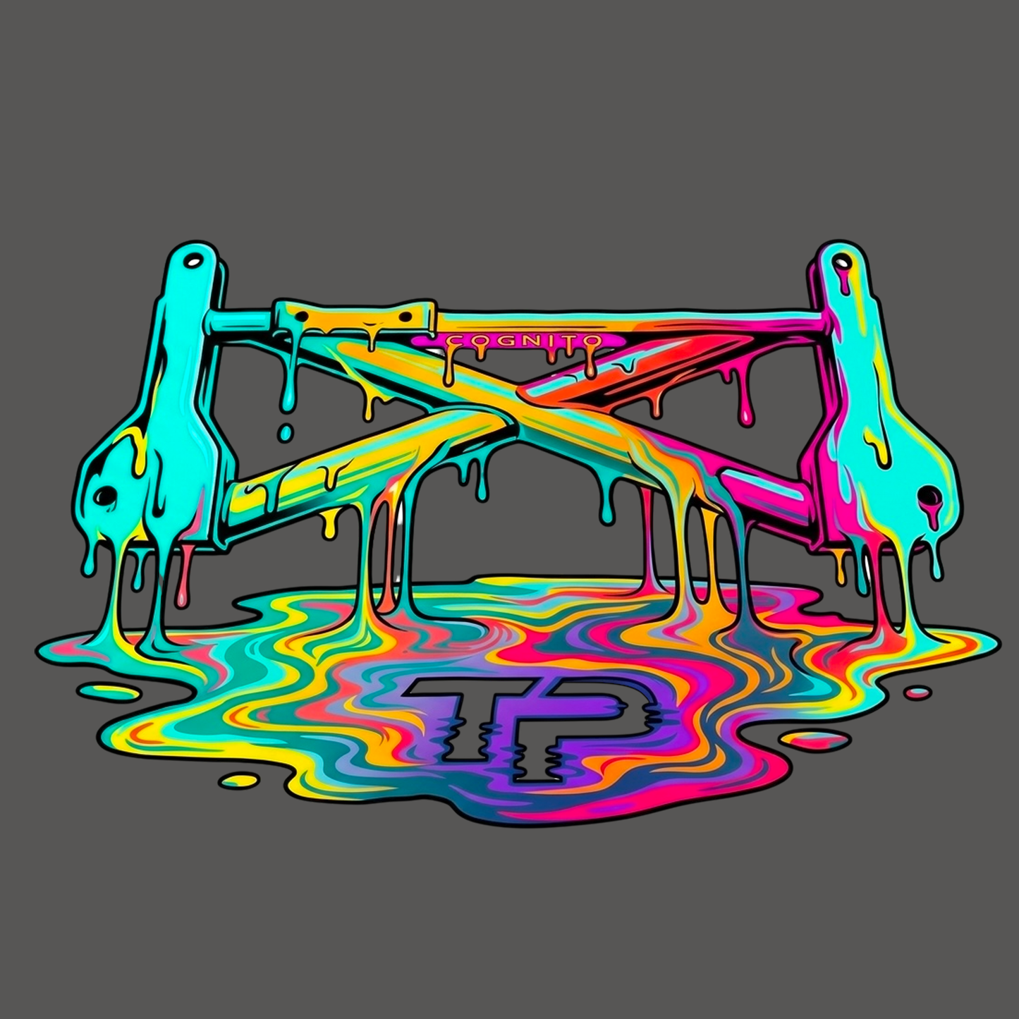 Neon Liquid Lift Pocket tee