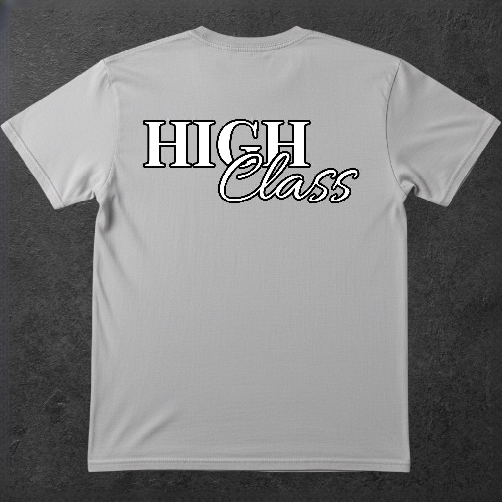 High Class Text Pocket tee