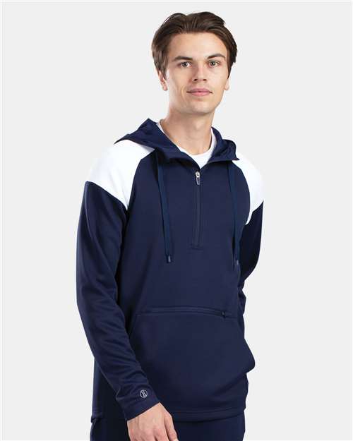 Holloway Men's Limitless Quarter-Zip Hooded Pullover 222584