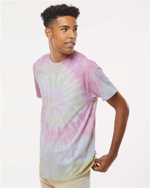 Colortone Unisex Multi-Color Tie-Dyed T-Shirt 1000