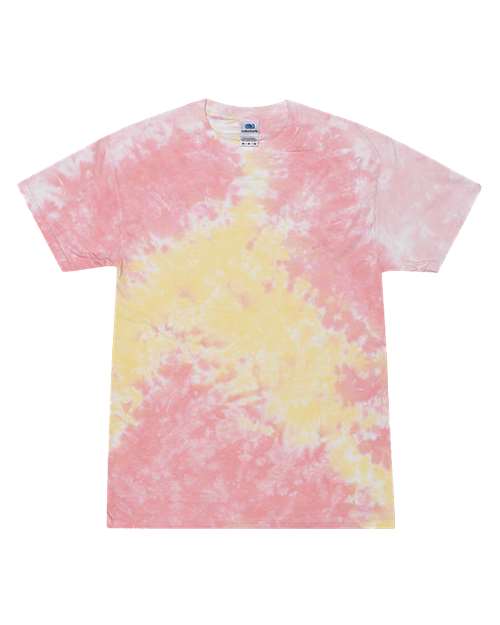 Colortone Unisex Multi-Color Tie-Dyed T-Shirt 1000