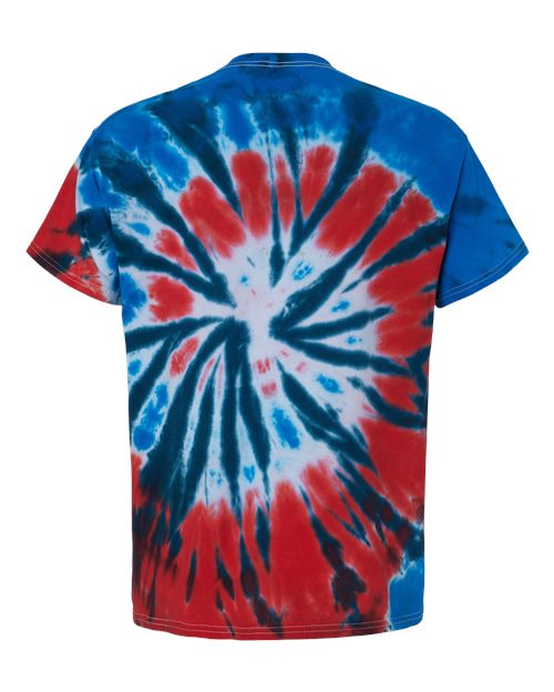 Colortone Unisex Multi-Color Tie-Dyed T-Shirt 1000