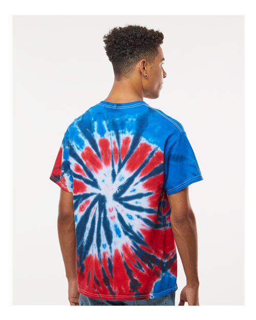 Colortone Unisex Multi-Color Tie-Dyed T-Shirt 1000