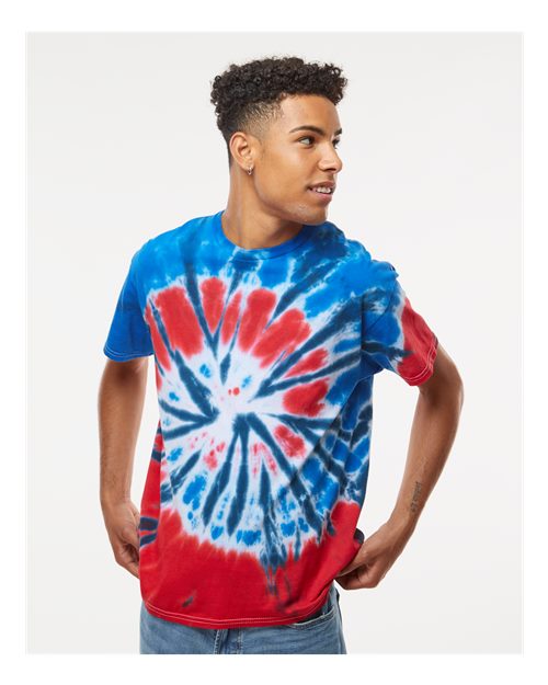 Colortone Unisex Multi-Color Tie-Dyed T-Shirt 1000