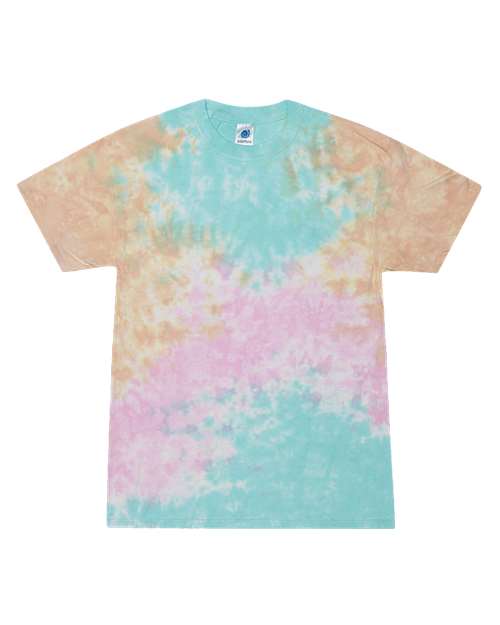Colortone Unisex Multi-Color Tie-Dyed T-Shirt 1000