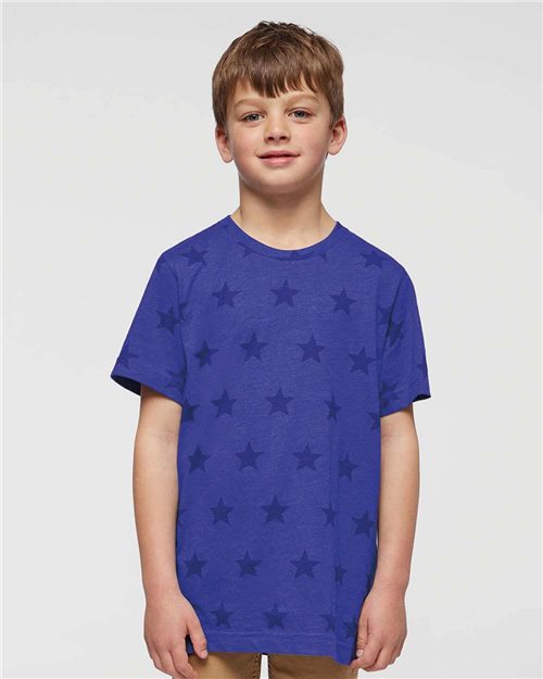 Code Five Youth Star Print Tee 2229