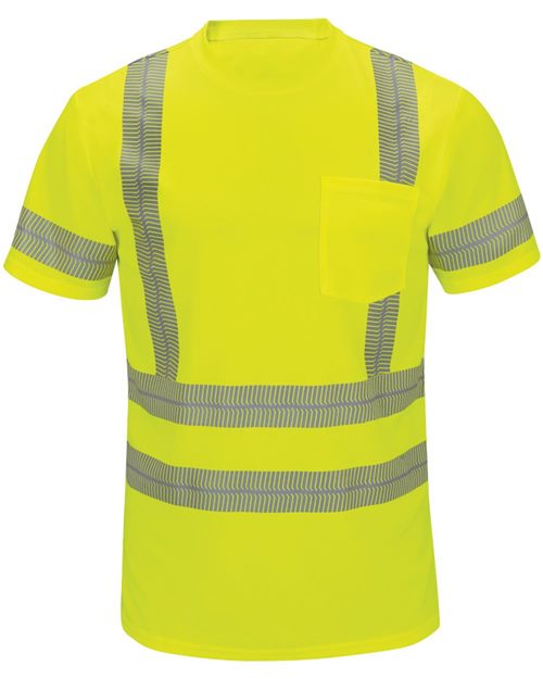 Red Kap Men's High Visibility Short Sleeve T-Shirt SVY4