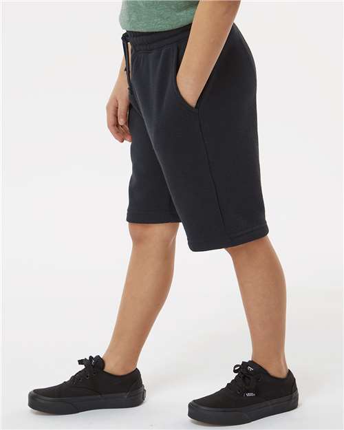 Independent Trading Co. Youth Lightweight Special Blend Fleece Shorts PRM16SRT