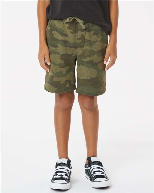 Independent Trading Co. Youth Lightweight Special Blend Fleece Shorts PRM16SRT
