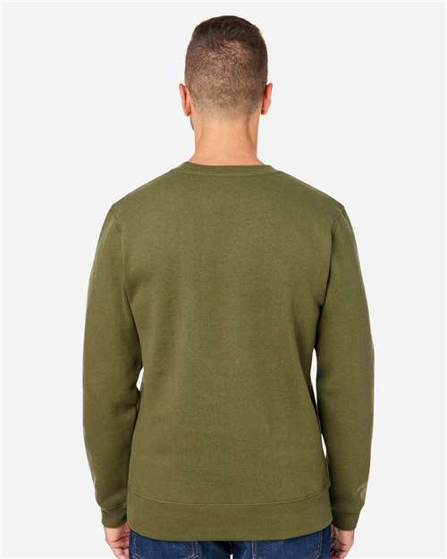 J. America Unisex Premium Fleece Crewneck Sweatshirt 8424
