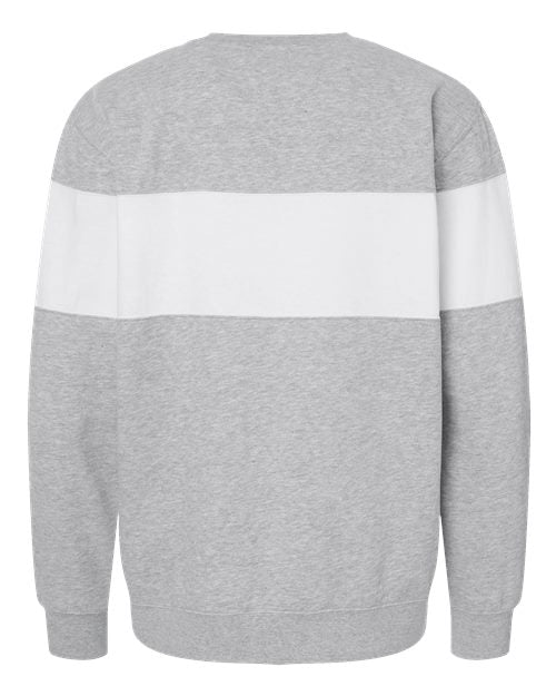 J. America Unisex Varsity Fleece Crewneck Sweatshirt 8646