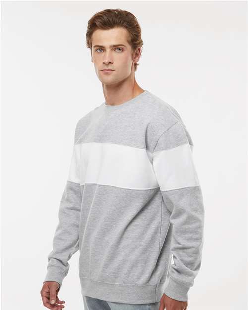 J. America Unisex Varsity Fleece Crewneck Sweatshirt 8646
