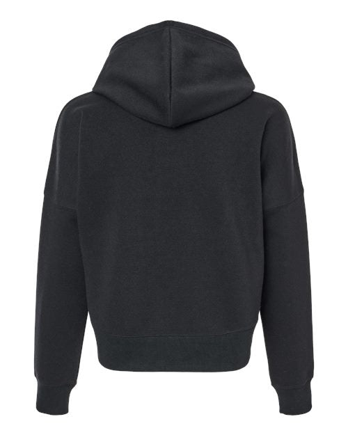 J. America Women's Crop Hooded Sweatshirt 8853