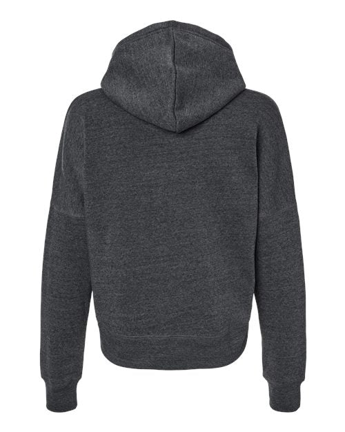 J. America Women's Crop Hooded Sweatshirt 8853