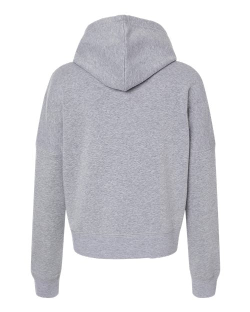 J. America Women's Crop Hooded Sweatshirt 8853