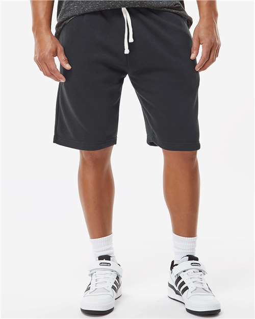 J. America Unisex Triblend Fleece Shorts 8855
