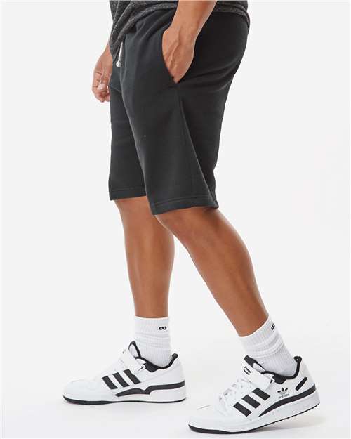 J. America Unisex Triblend Fleece Shorts 8855
