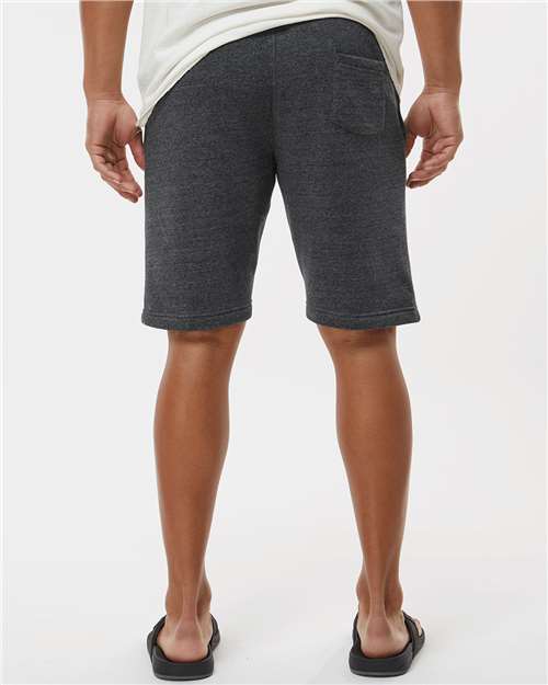 J. America Unisex Triblend Fleece Shorts 8855