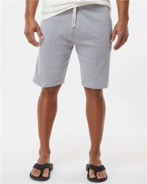 J. America Unisex Triblend Fleece Shorts 8855