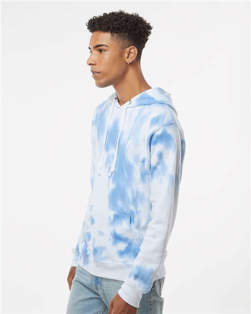 J. America Men's Tie-Dyed Fleece Hooded Sweatshirt 8861