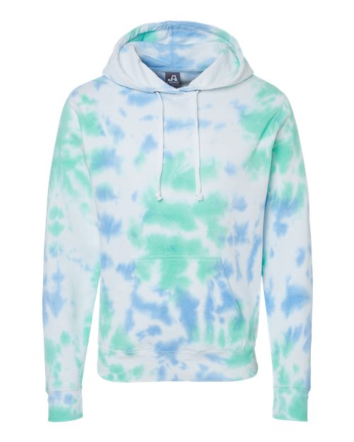 J. America Men's Tie-Dyed Fleece Hooded Sweatshirt 8861