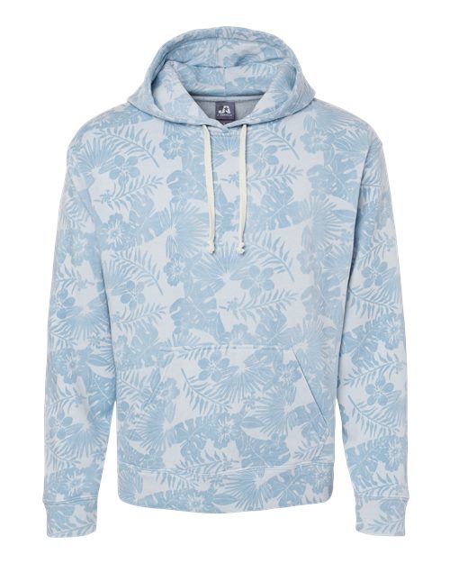 J. America Men's Triblend Fleece Hooded Sweatshirt 8871