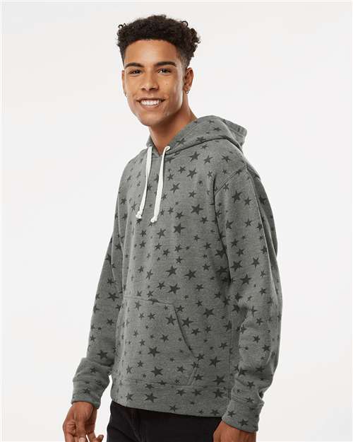 J. America Men's Triblend Fleece Hooded Sweatshirt 8871