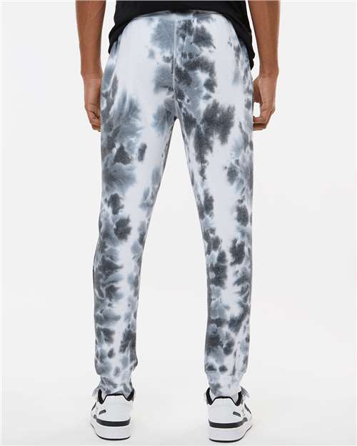 J. America Unisex Tie-Dyed Fleece Joggers 8884