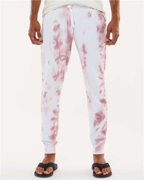 J. America Unisex Tie-Dyed Fleece Joggers 8884