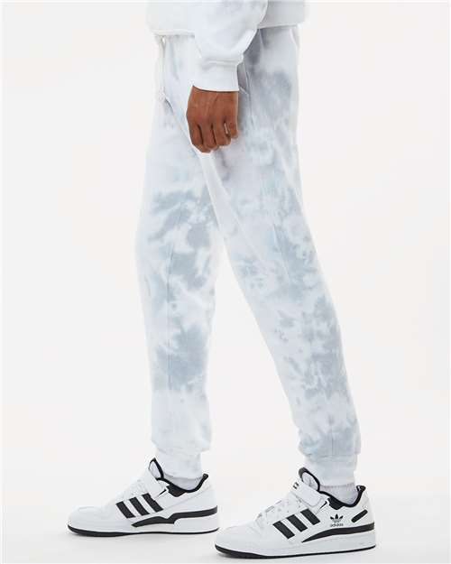 J. America Unisex Tie-Dyed Fleece Joggers 8884
