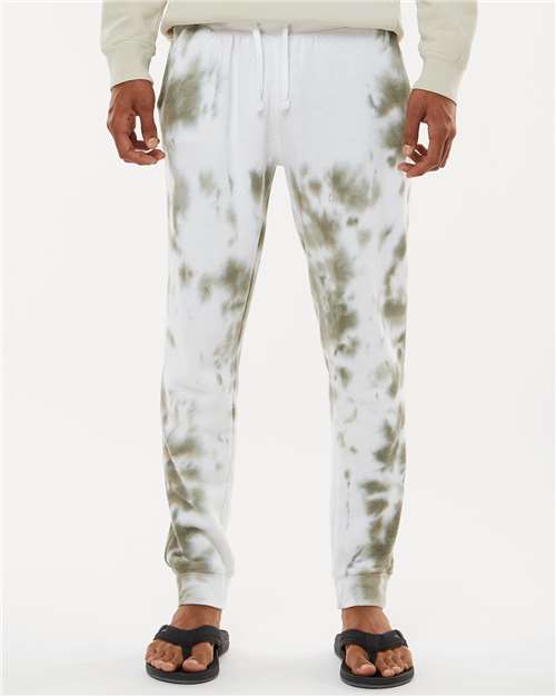 J. America Unisex Tie-Dyed Fleece Joggers 8884