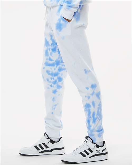 J. America Unisex Tie-Dyed Fleece Joggers 8884