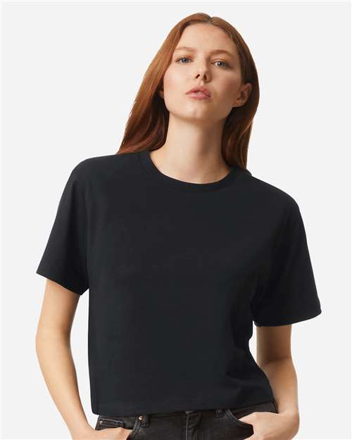 American Apparel Women's Fine Jersey Mid-Length Boxy Tee 102
