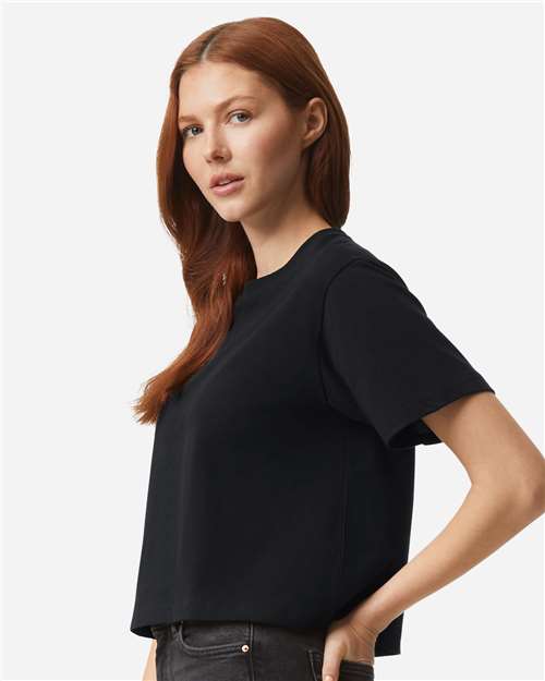 American Apparel Women's Fine Jersey Mid-Length Boxy Tee 102