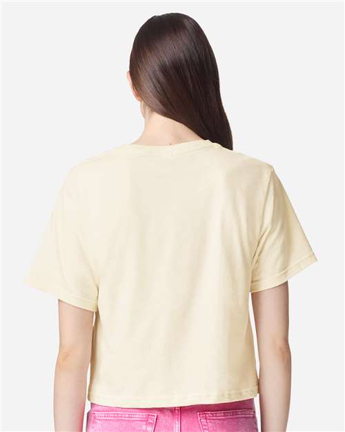 American Apparel Women's Fine Jersey Mid-Length Boxy Tee 102