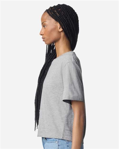 American Apparel Women's Fine Jersey Mid-Length Boxy Tee 102
