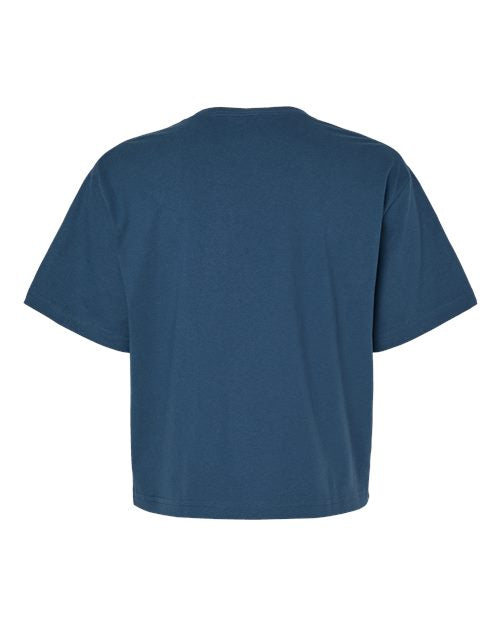 American Apparel Women's Fine Jersey Mid-Length Boxy Tee 102