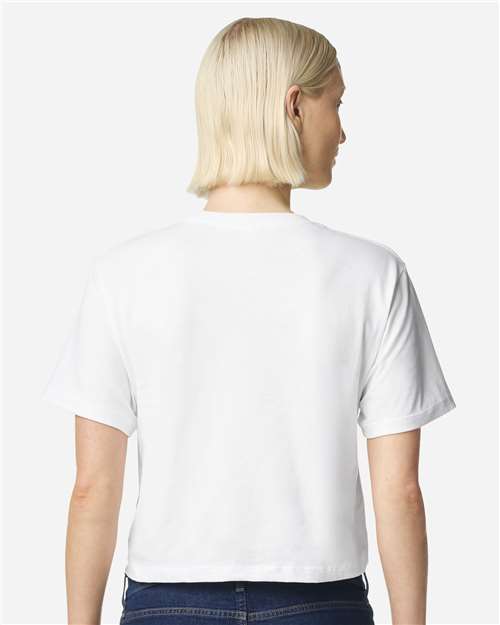 American Apparel Women's Fine Jersey Mid-Length Boxy Tee 102