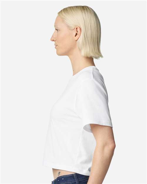 American Apparel Women's Fine Jersey Mid-Length Boxy Tee 102