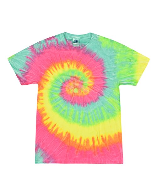 Colortone Unisex Multi-Color Tie-Dyed T-Shirt 1000