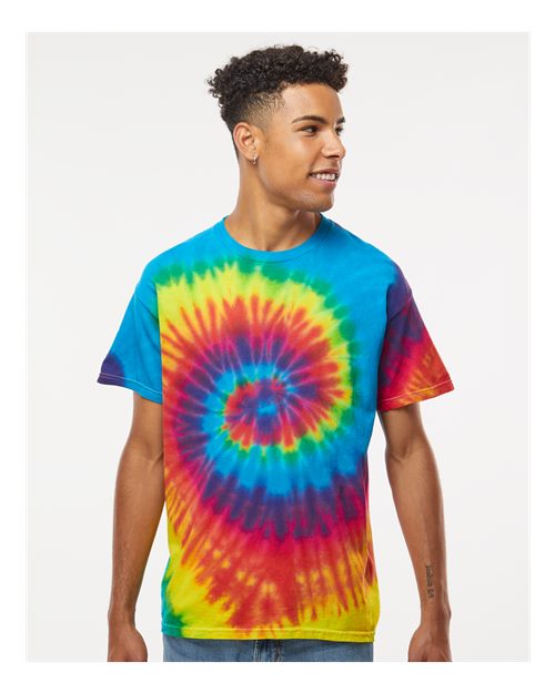 Colortone Unisex Multi-Color Tie-Dyed T-Shirt 1000