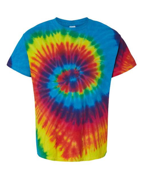 Colortone Youth Multi-Color Tie-Dyed T-Shirt 1000Y