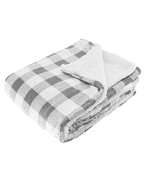 Alpine Fleece Micro Mink Sherpa Blanket 8712