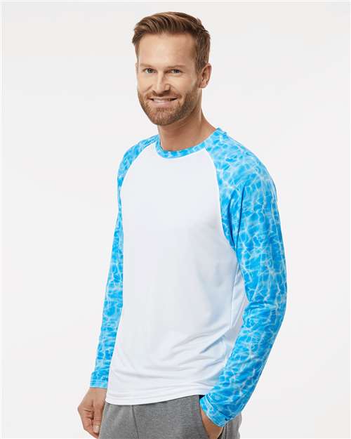 Paragon Men's Panama Colorblocked Long Sleeve T-Shirt 231